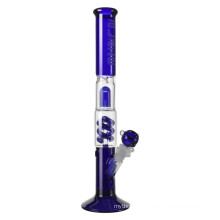 Premium Double Spiral Ice Hookah Glass Smoking Water Pipes (ES-GB-380)